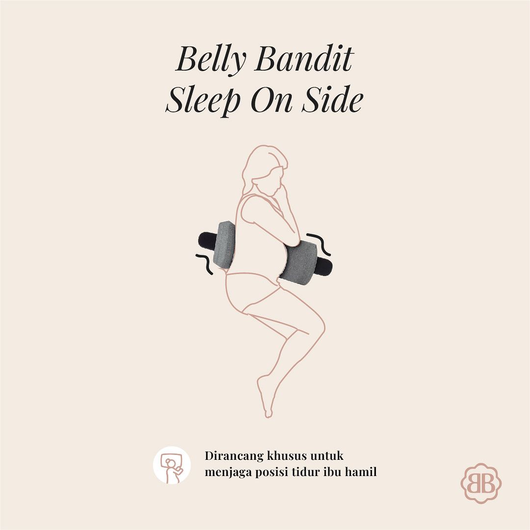 Belly Bandit Sleep on Side bantal kehamilan untuk mengatasi susah tidur saat hamil