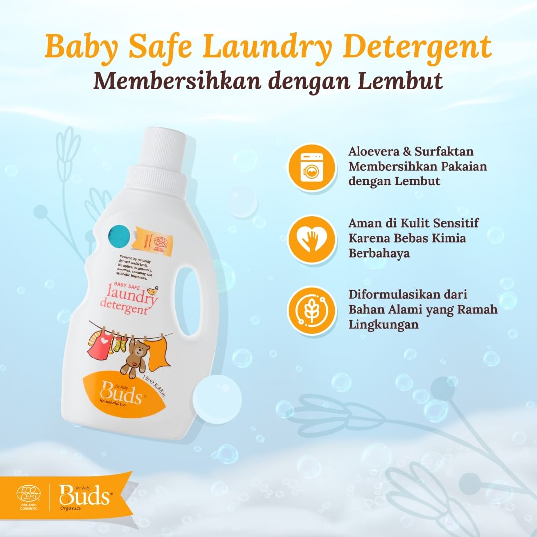 Buds Organics Baby Safe Laundry Detergent