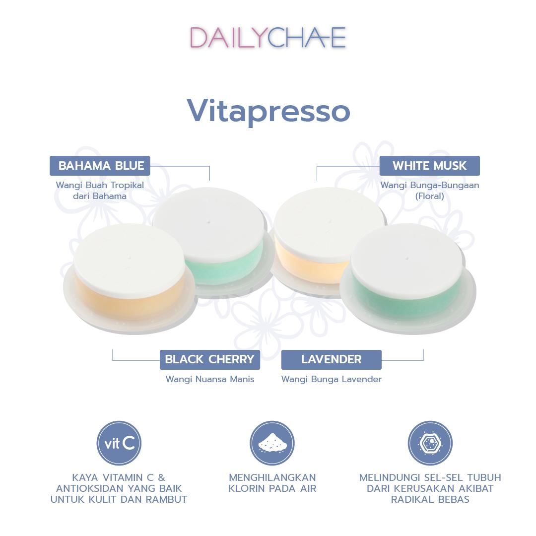 Daily Cha-E Vitapresso kapsul aromaterapi yang dapat mengirangi stres